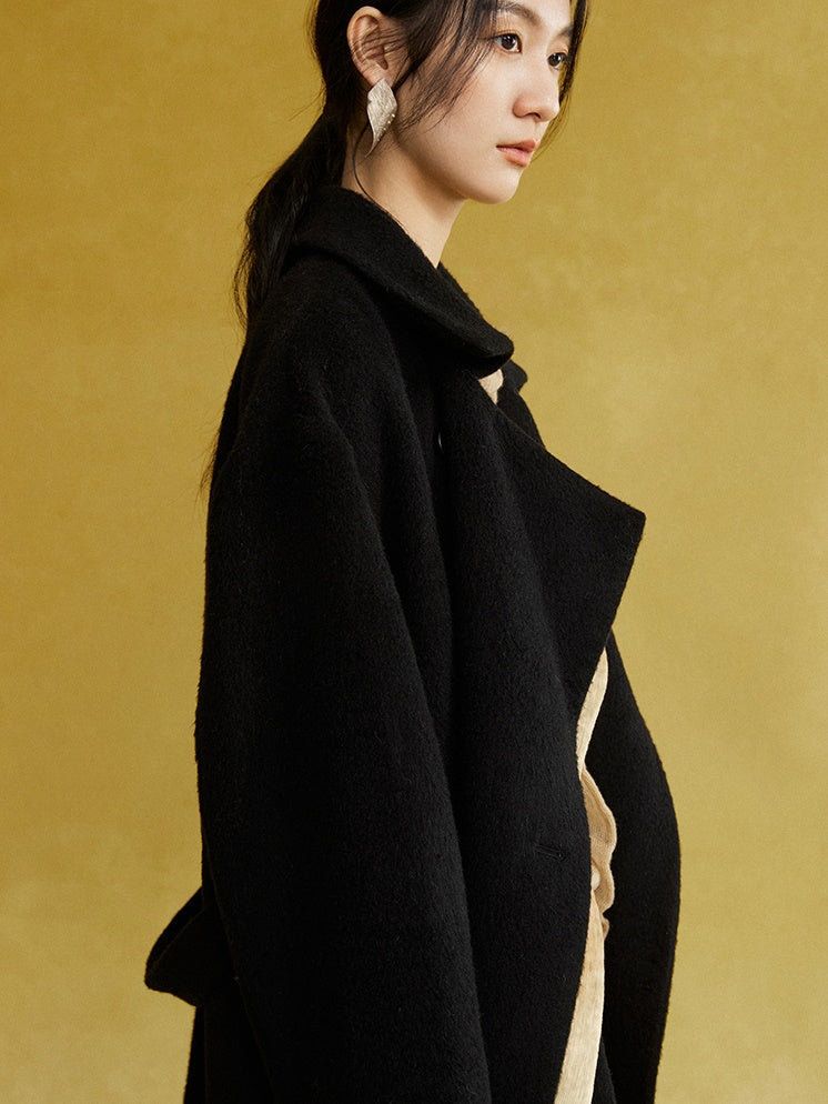 인쇄 된 해체 스 플라이 싱 긴 길이의 양면 코트