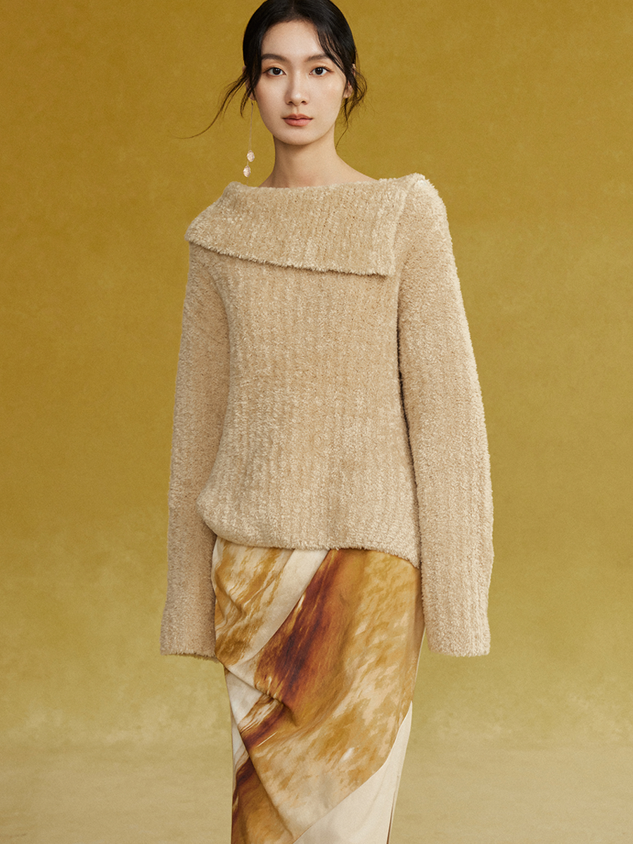 Relaxed Silhouette Loose Sweater