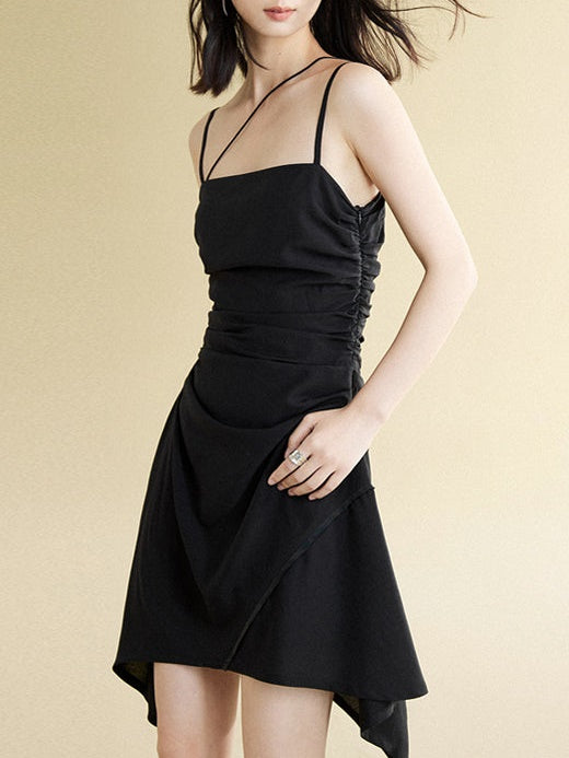 Crinkle Cut -Gurtkleid