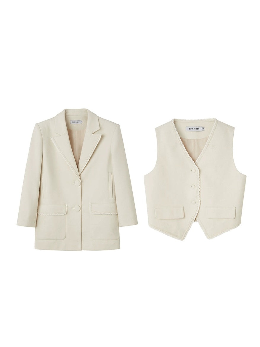 Classical Design Jacket & Vest Set-up