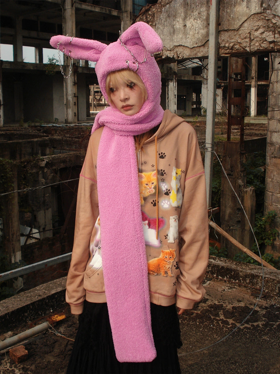 Rebellious Rabbit Scarf Hat