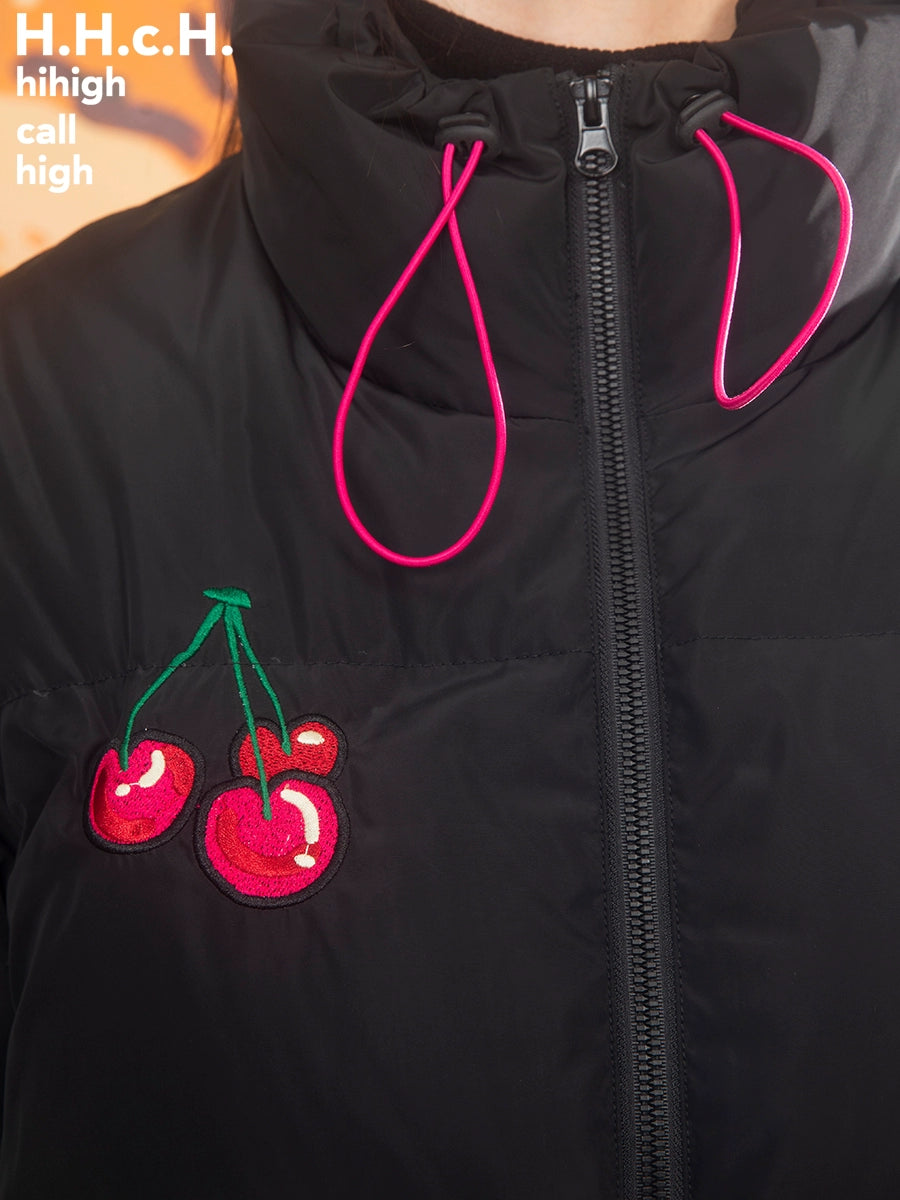 Kirschsticke Down Jacke & Rock