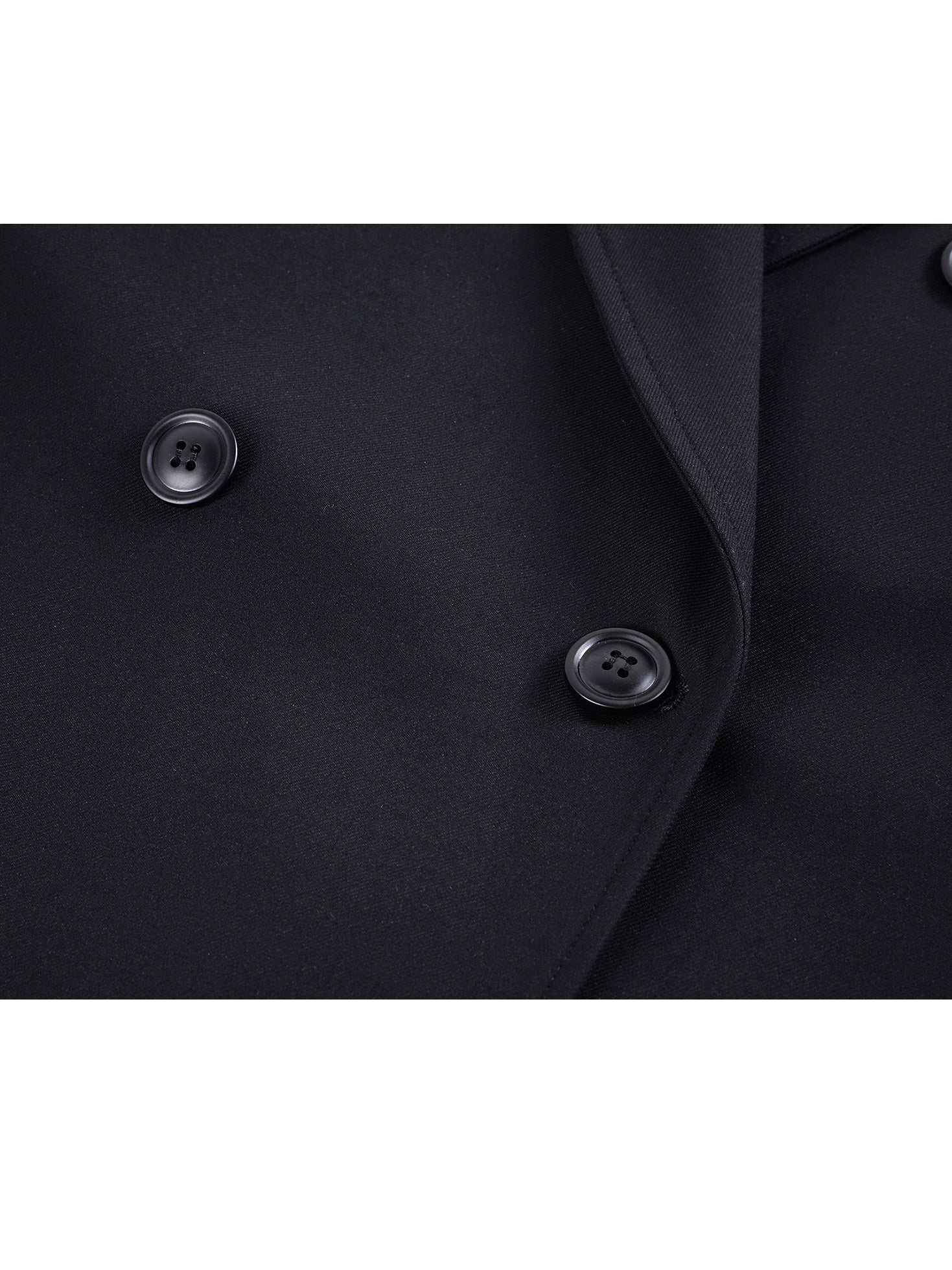 Langer zweireihiger Mantel