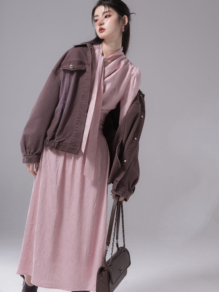 Swing Neckriemen Taille schlankes Kleid