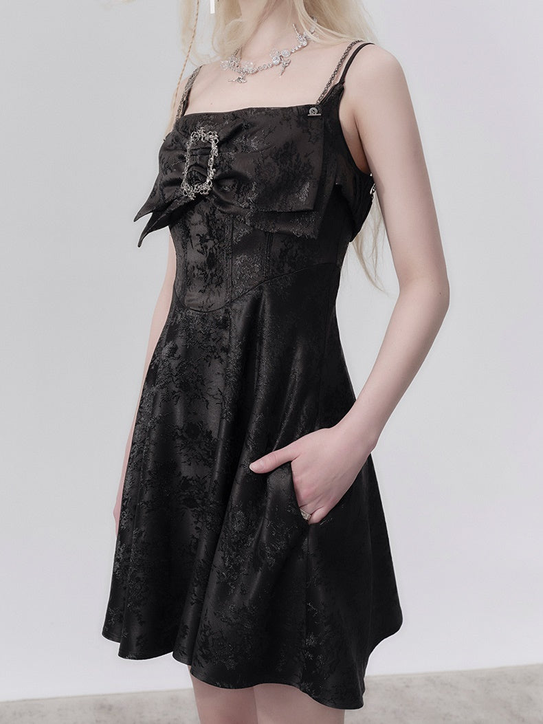 Jacquard Sling Robe & Ribbon Sangle Gile