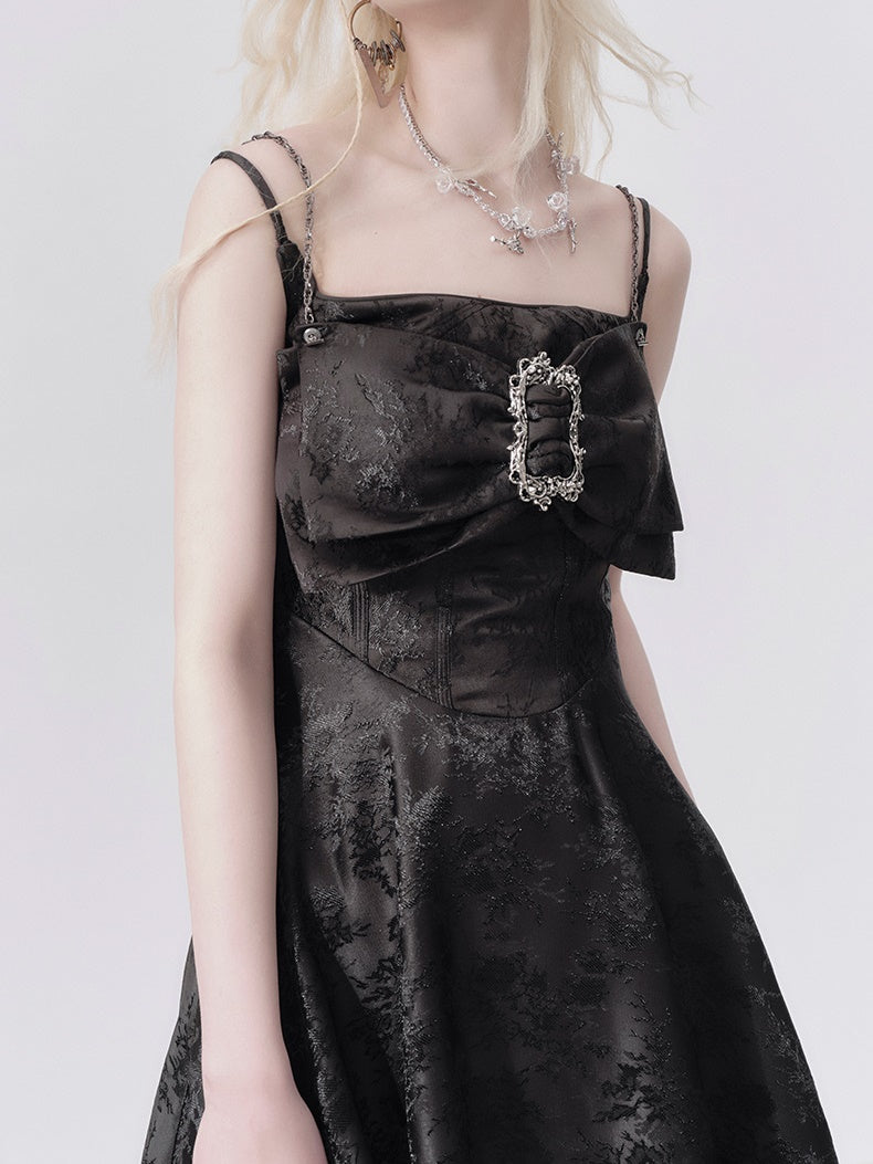 Jacquard Sling Robe & Ribbon Sangle Gile