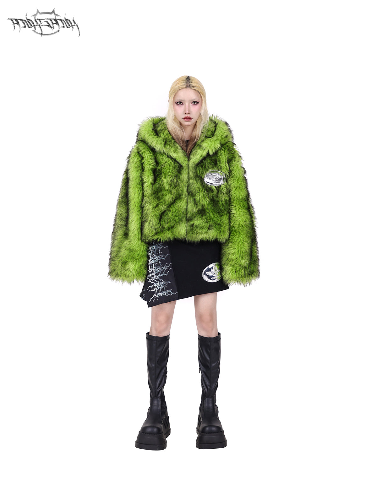 Short Wrap Apron Skirt