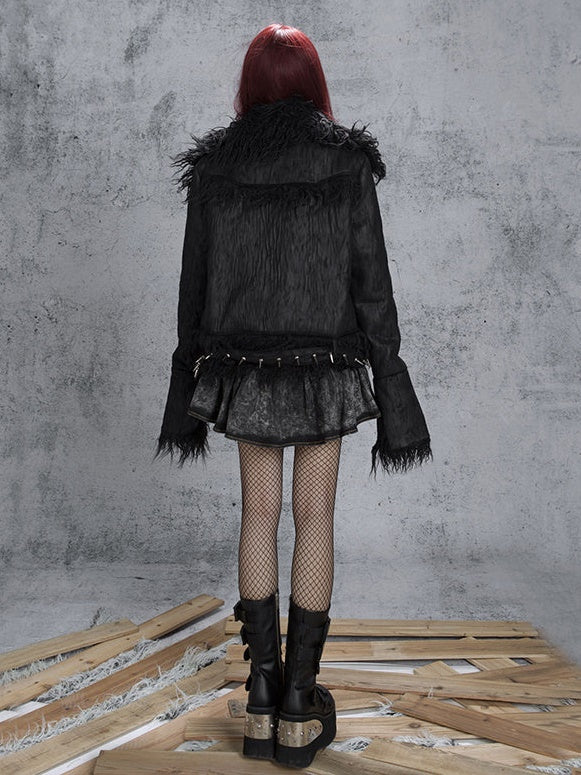 Fake FUR Stitch Jacket