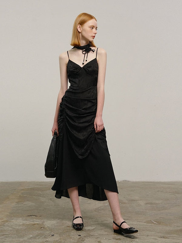 V-Neck-Hosenteilkleid