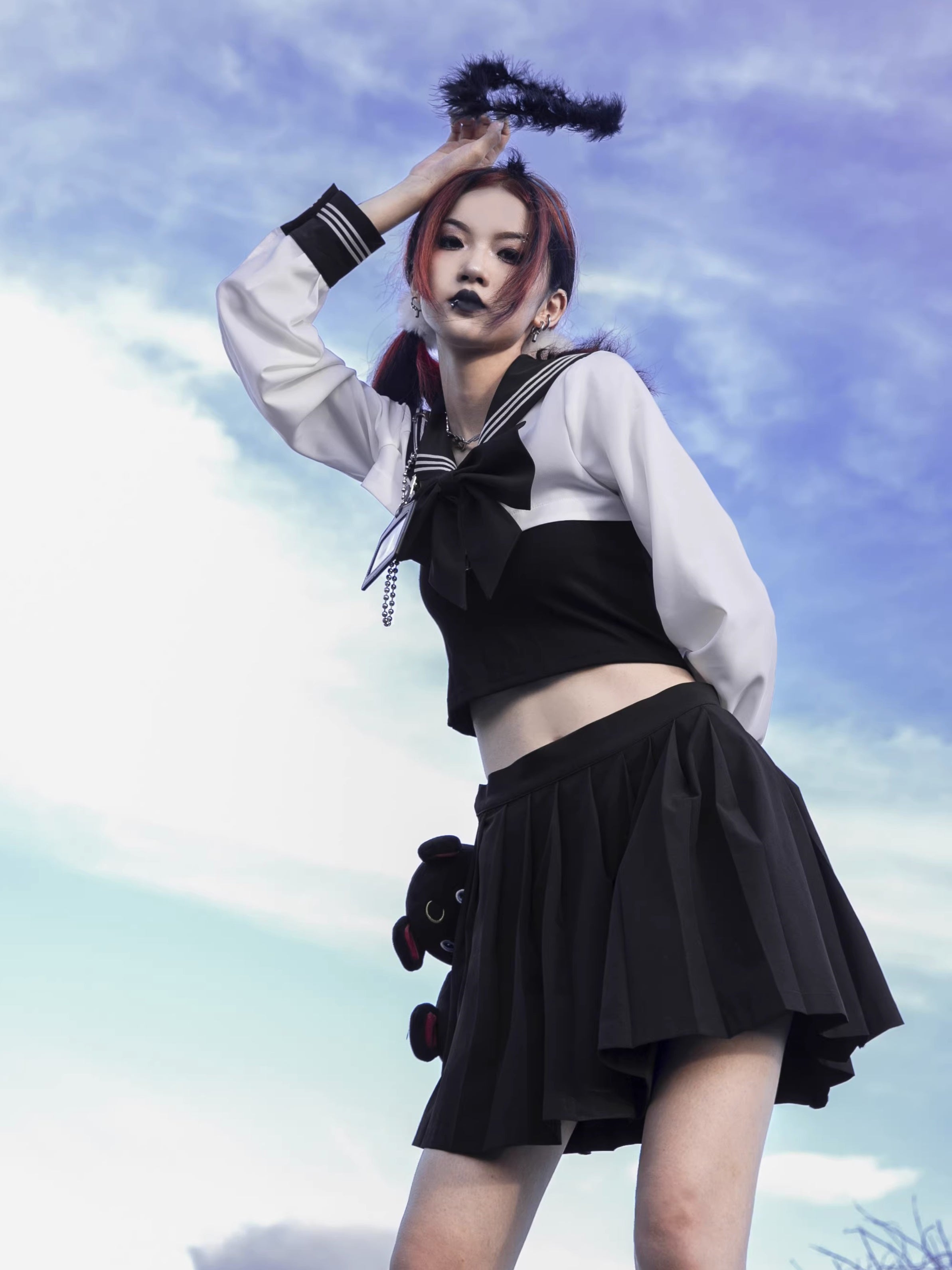 Ultra-Short JK 선원 칼라 셔츠