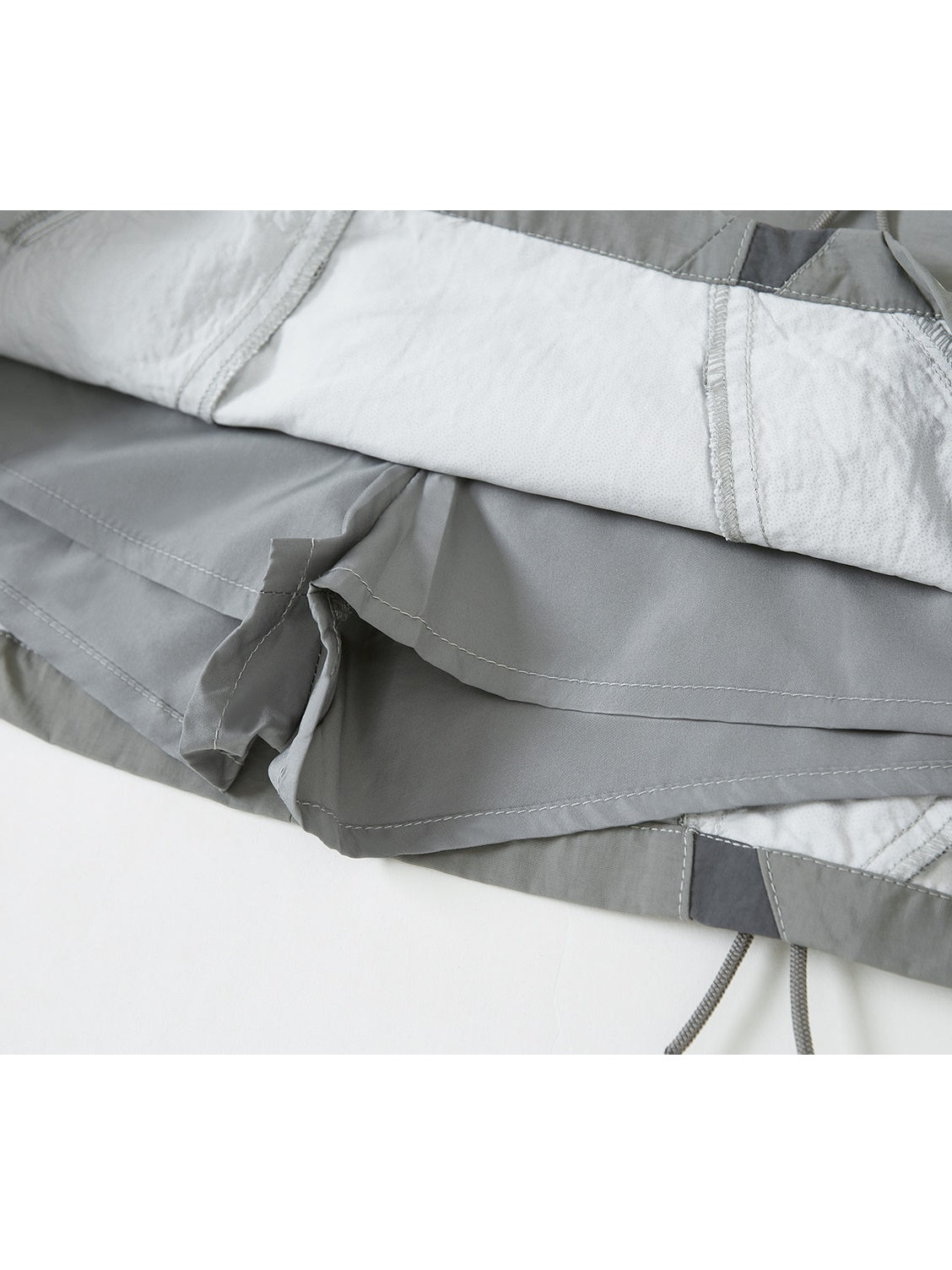 프린트 스티치 스포츠 쇼트 스커트