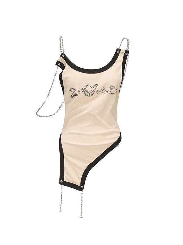 2ways Up And Down Sleeveless Top