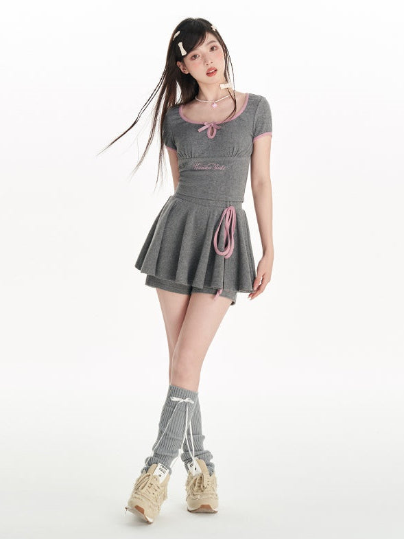 Rockhosen mit hoher Taille mit hoher Taille