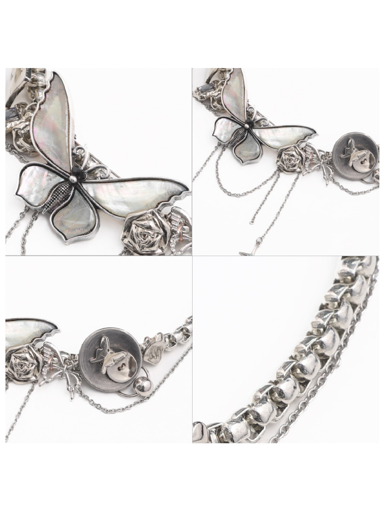 Retro Niche Butterfly Chain Choker