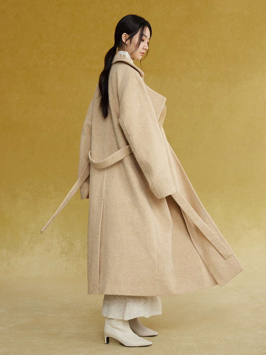 인쇄 된 해체 스 플라이 싱 긴 길이의 양면 코트