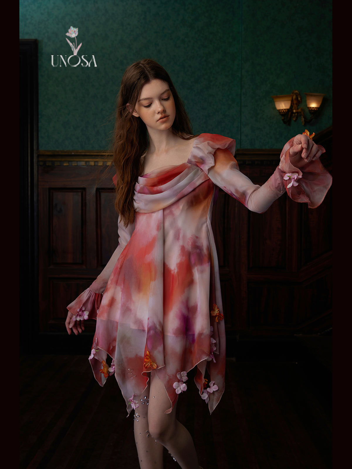 Tie-dye Flower Broken Dress – ARCANA ARCHIVE