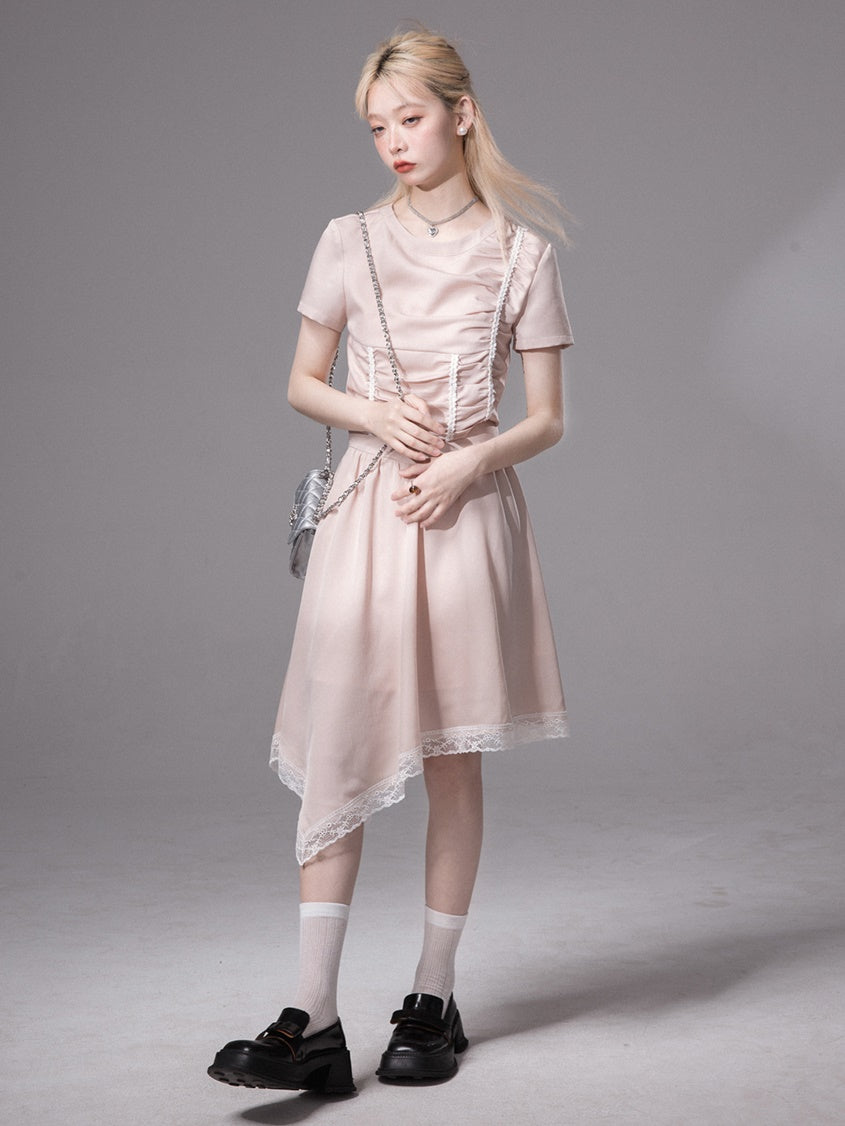 Ribbon Sattel Design Top & Unrevular Short Rock Setup