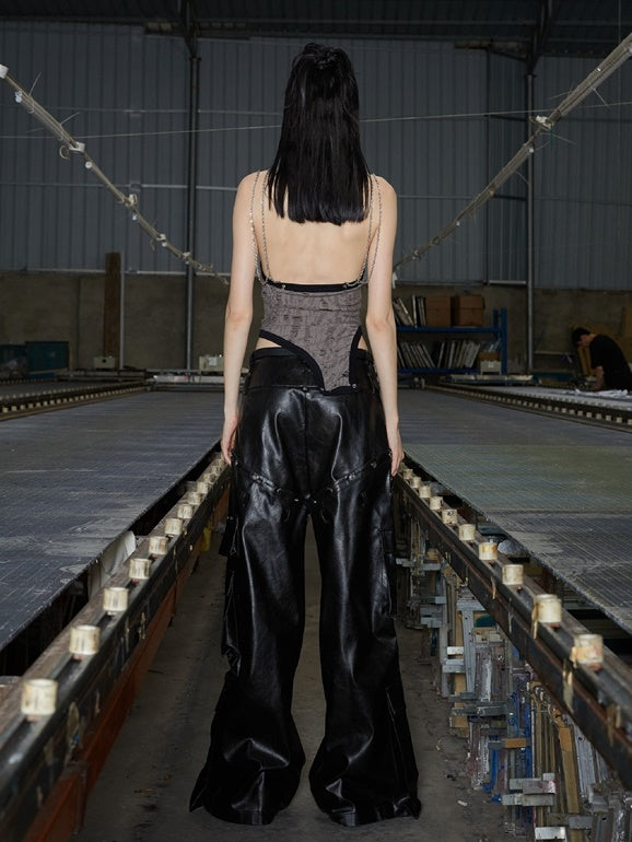 2ways Up And Down Sleeveless Top