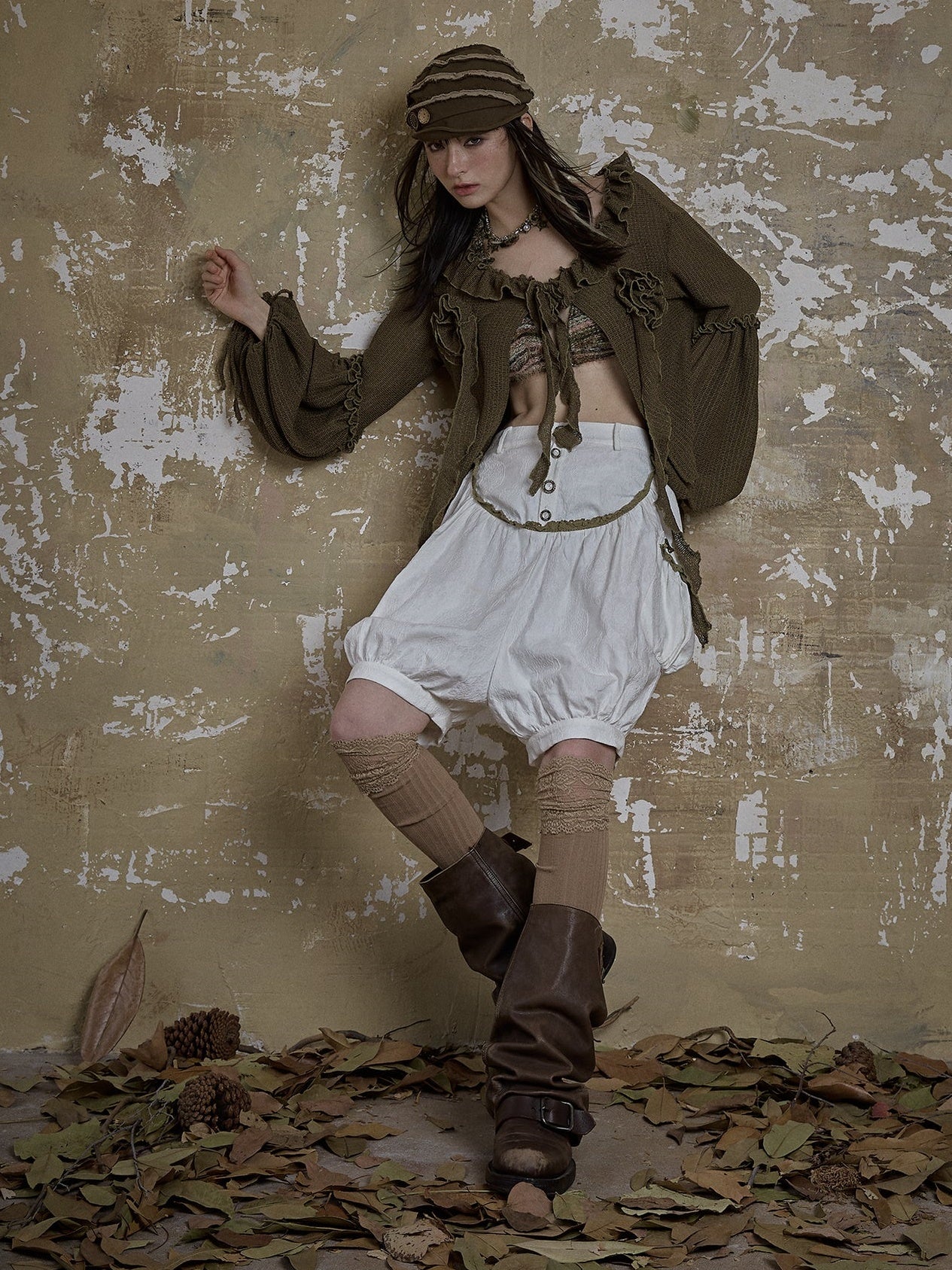 Jacquard Pumpkin Pants