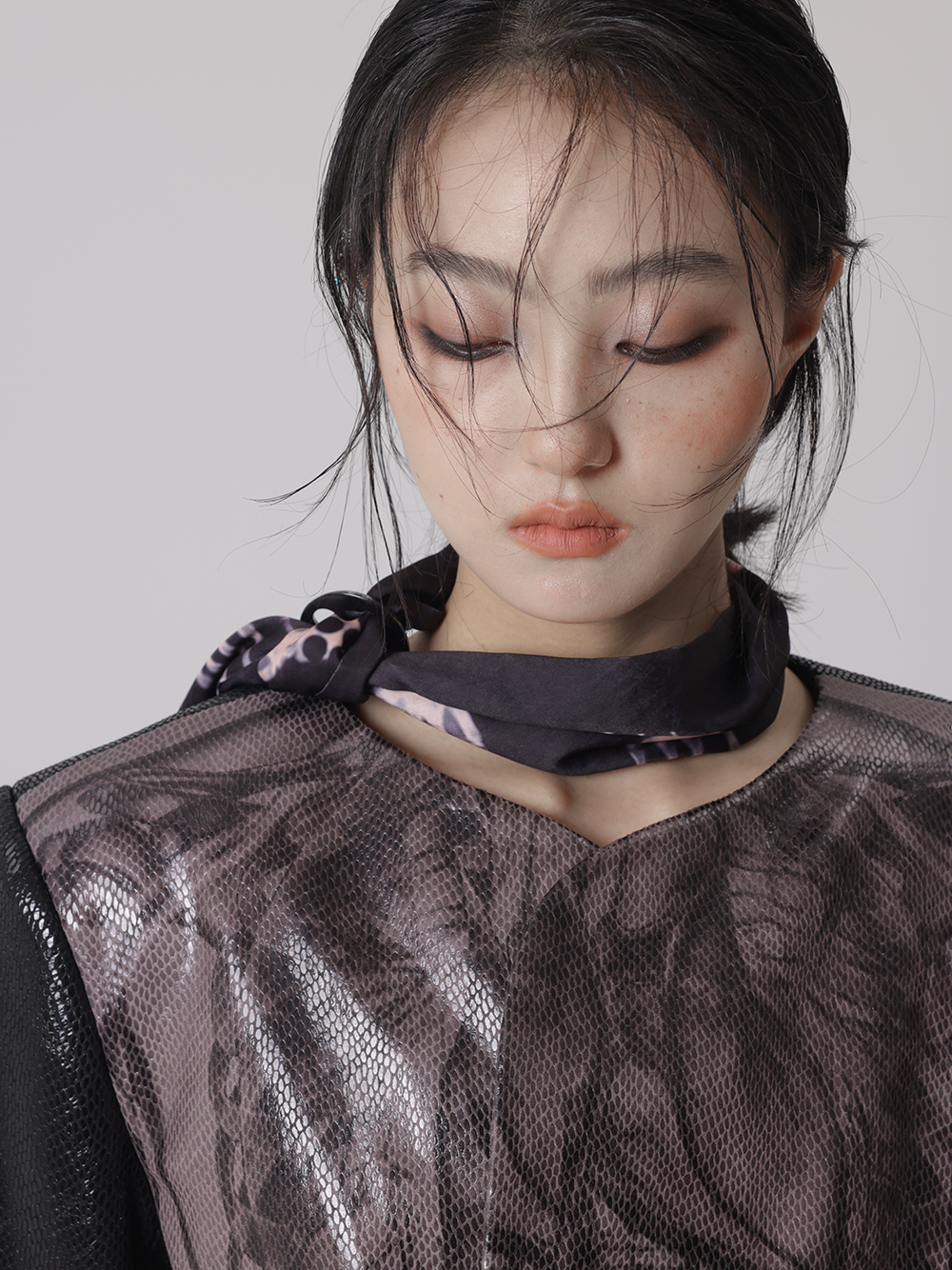 Shoulder Pads Leather Jacket