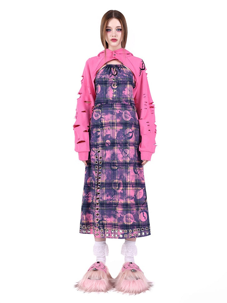 Sphinx Trou à capuche tridimensionnel Sweat