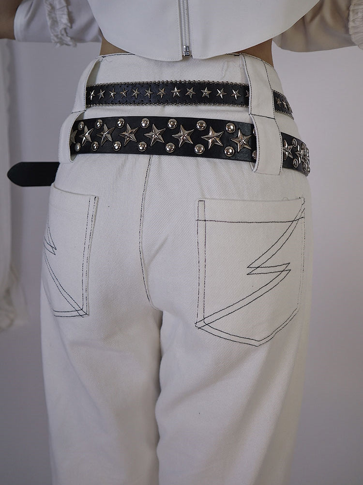 Lace-up Wide-leg men&