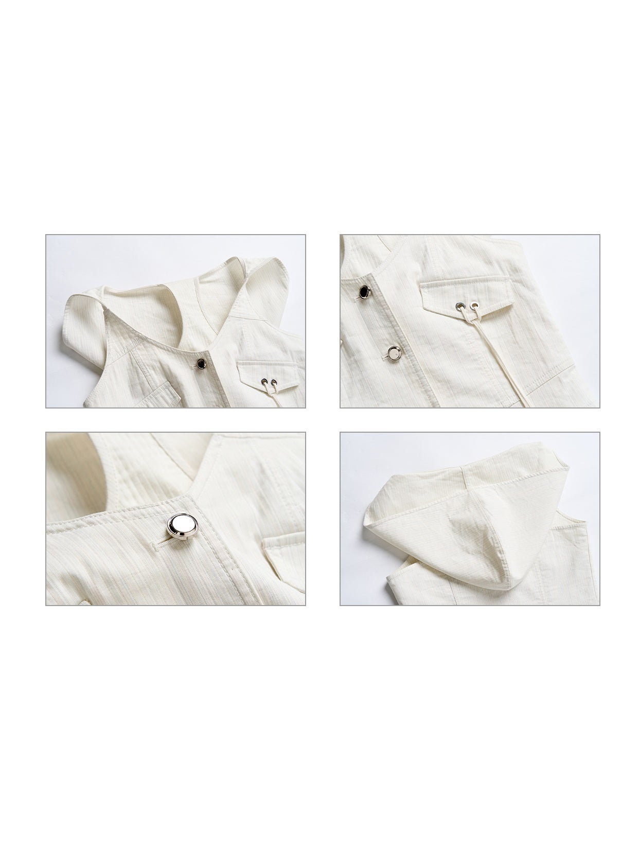 Outillage à capuche courte et jupe courte