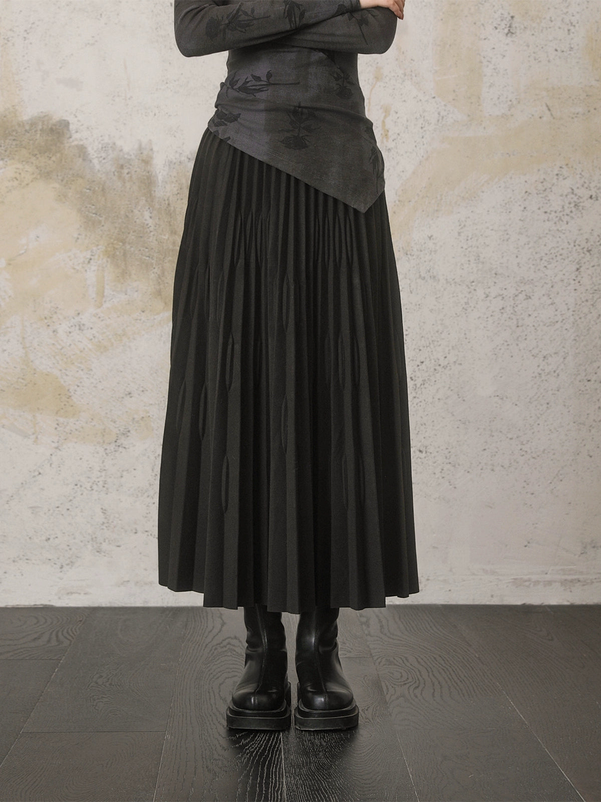 Warm Pleated Skirt