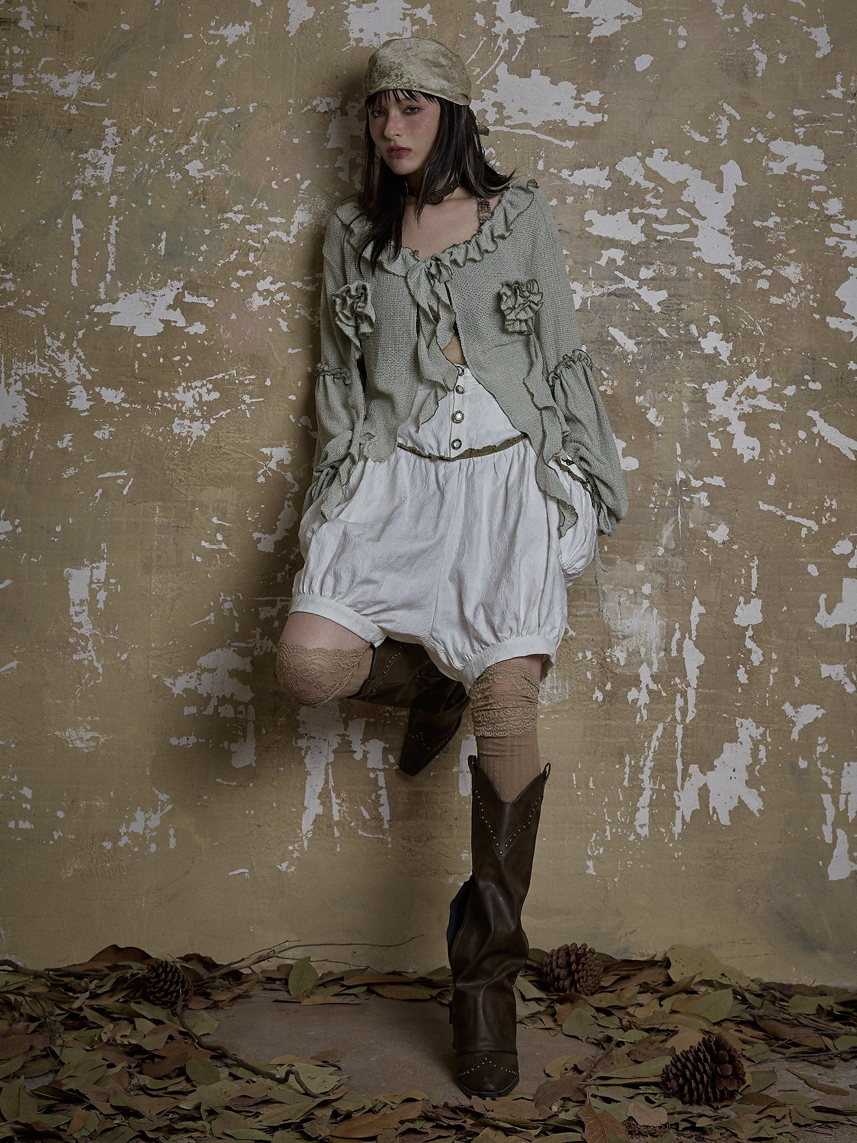 Jacquard Pumpkin Pants