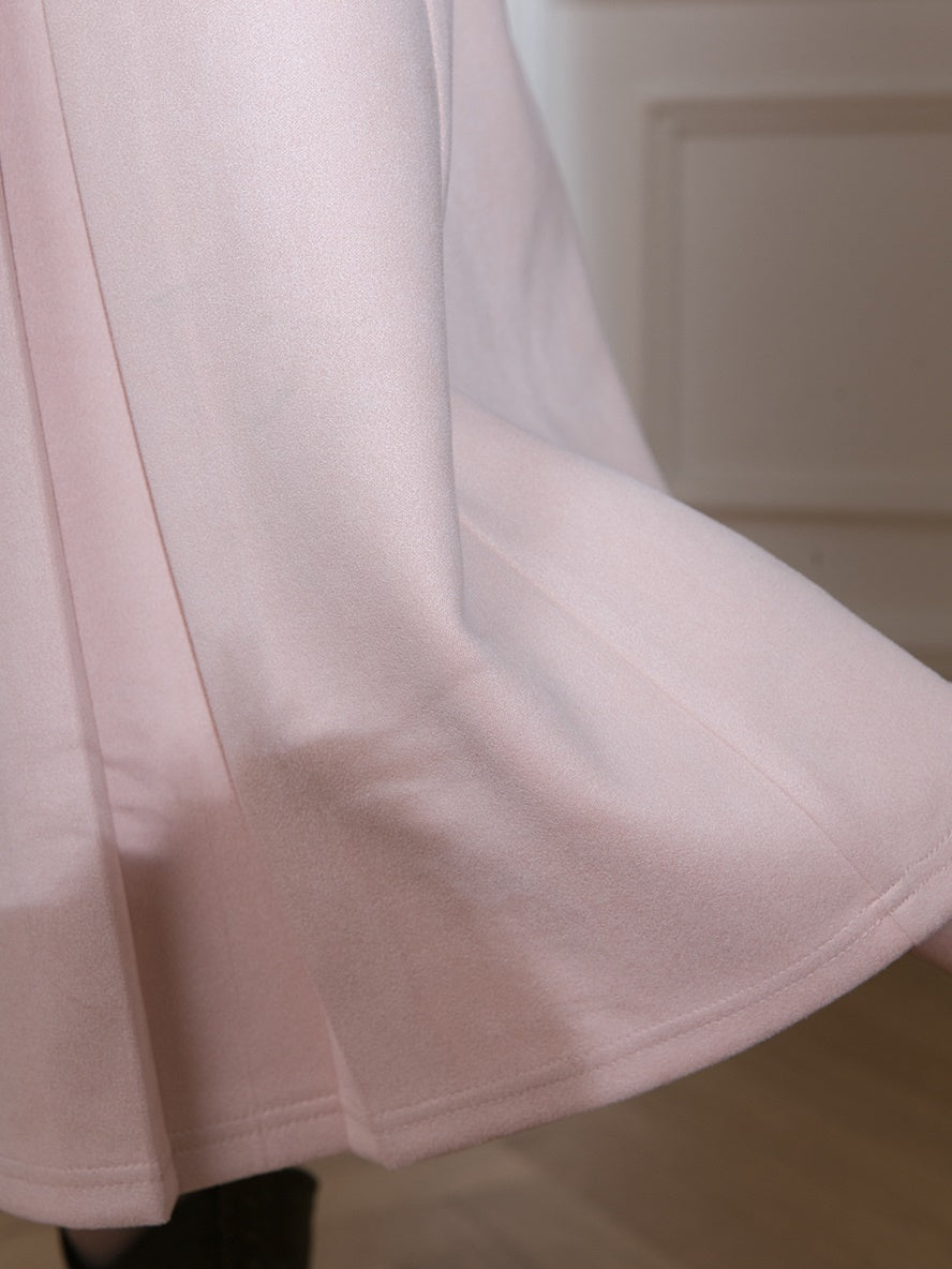 Suede Pattern BoA Jacket & Skirt