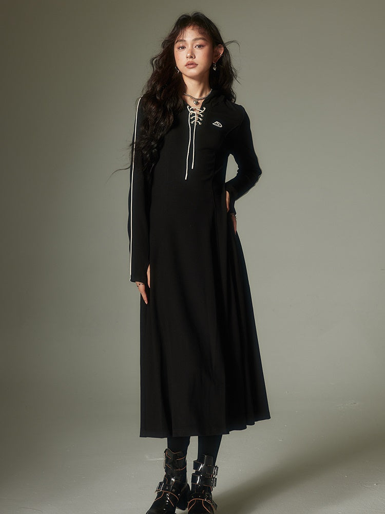 Sportstil Riemchen-Kapuzenschweiß ein Stück