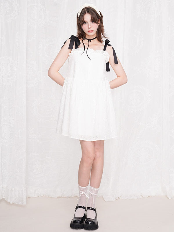 Spitzenribonn -Gurt -Puppenkleid