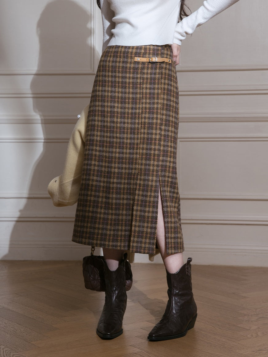 Plaidschlitzrock
