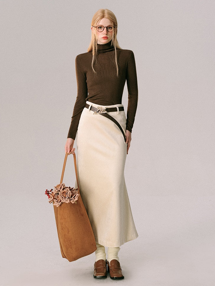 Velvet Swing Top Blouson & Mini Pleated Skirt & Long Mermaid Skirt