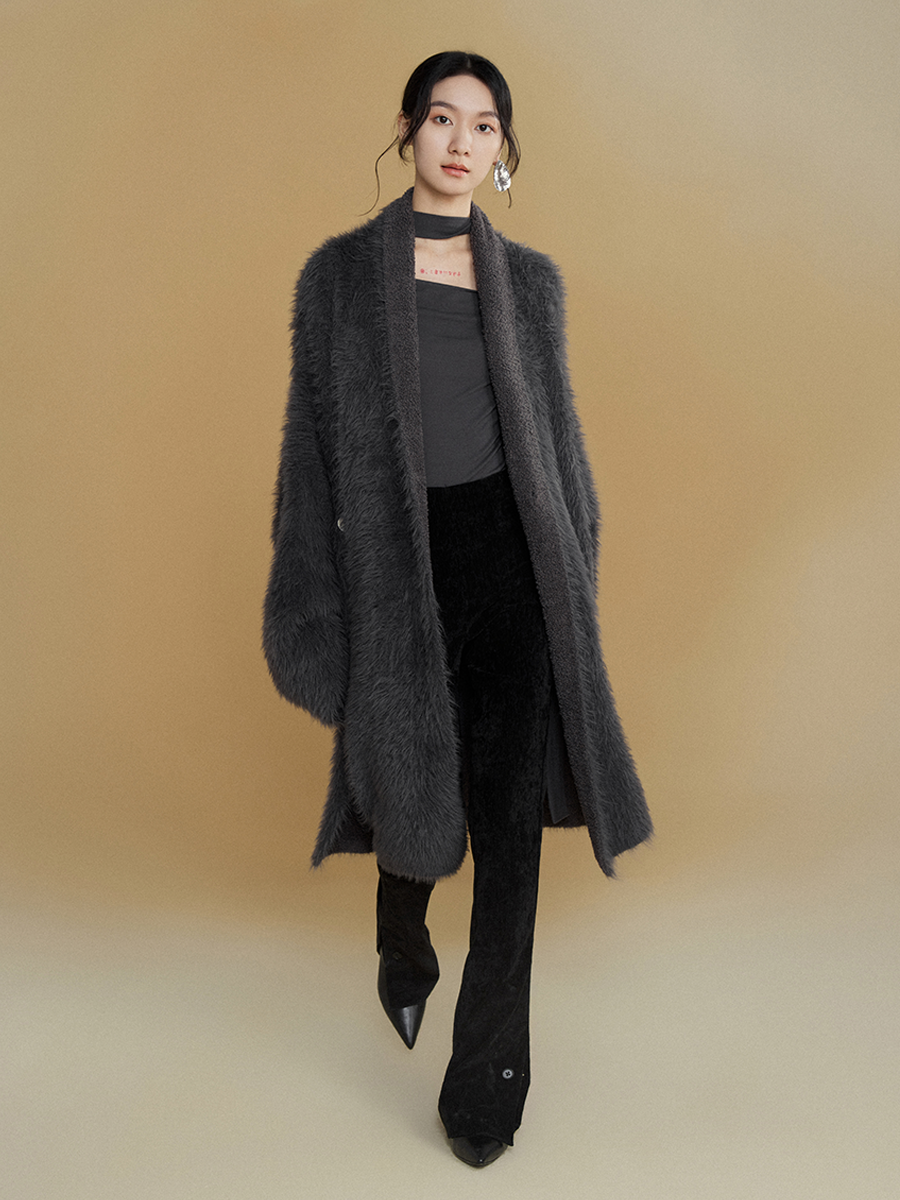 Écharpe T-shirt à fond de col balandé