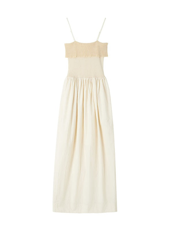 Pit Bar Splicing Suspender Dress