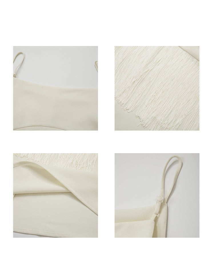 Tassel Slip Long Dress
