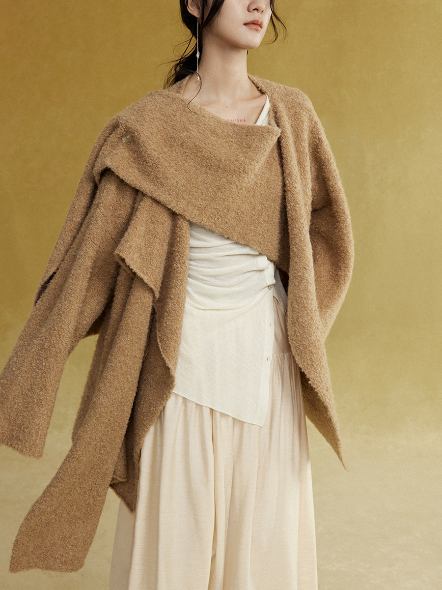 Wrap-around Reversible Cardigan