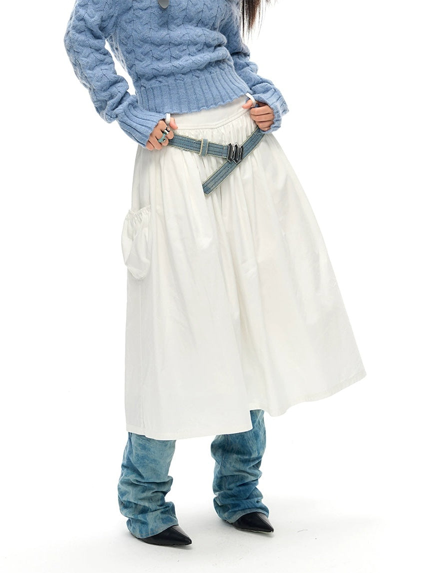 Big Pocket A-Line-Regenschirm-Rock