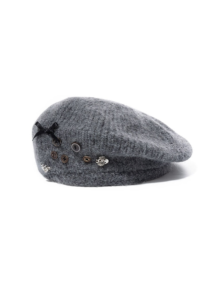 Mohair Knitted Beret