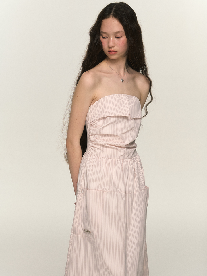 Striped Bleering Top Einteil
