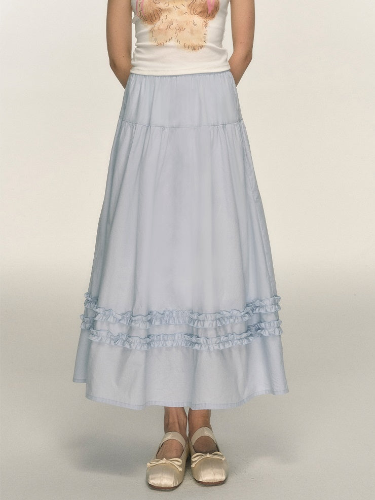 Fungus A-line Maxi Skirt