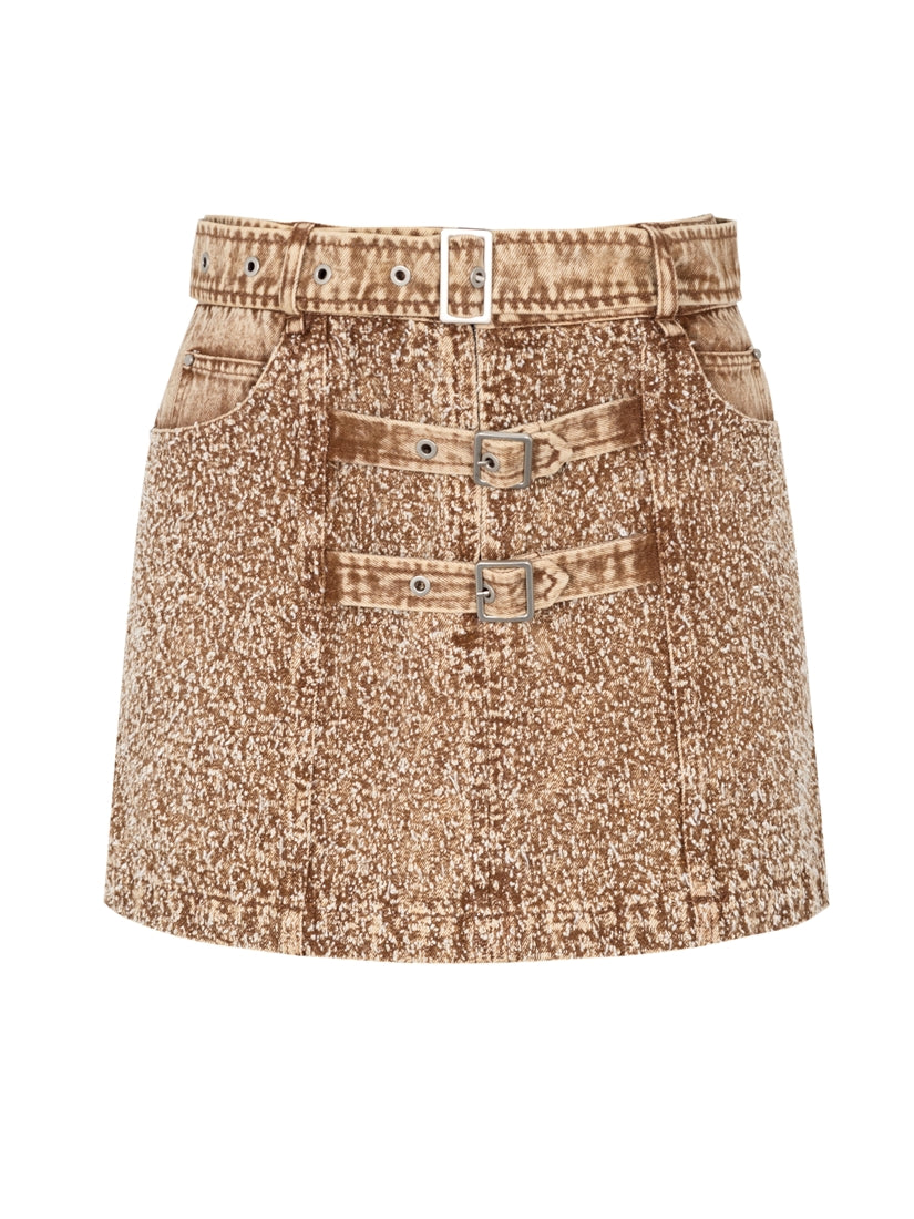 Vintage Denim Trapez -Mini -Retro -Rock