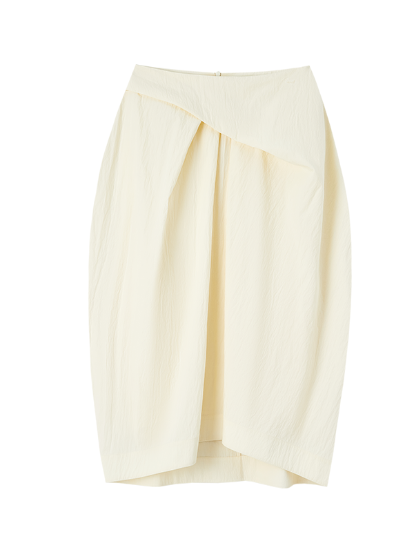 Front Lift And Loose O-shaped Skirt