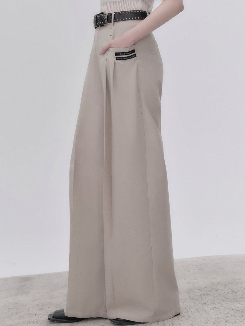 DOUBLE-PLEATED PANTS