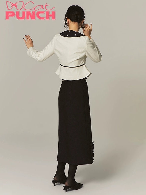 Blumenstich A-Line Long Rock