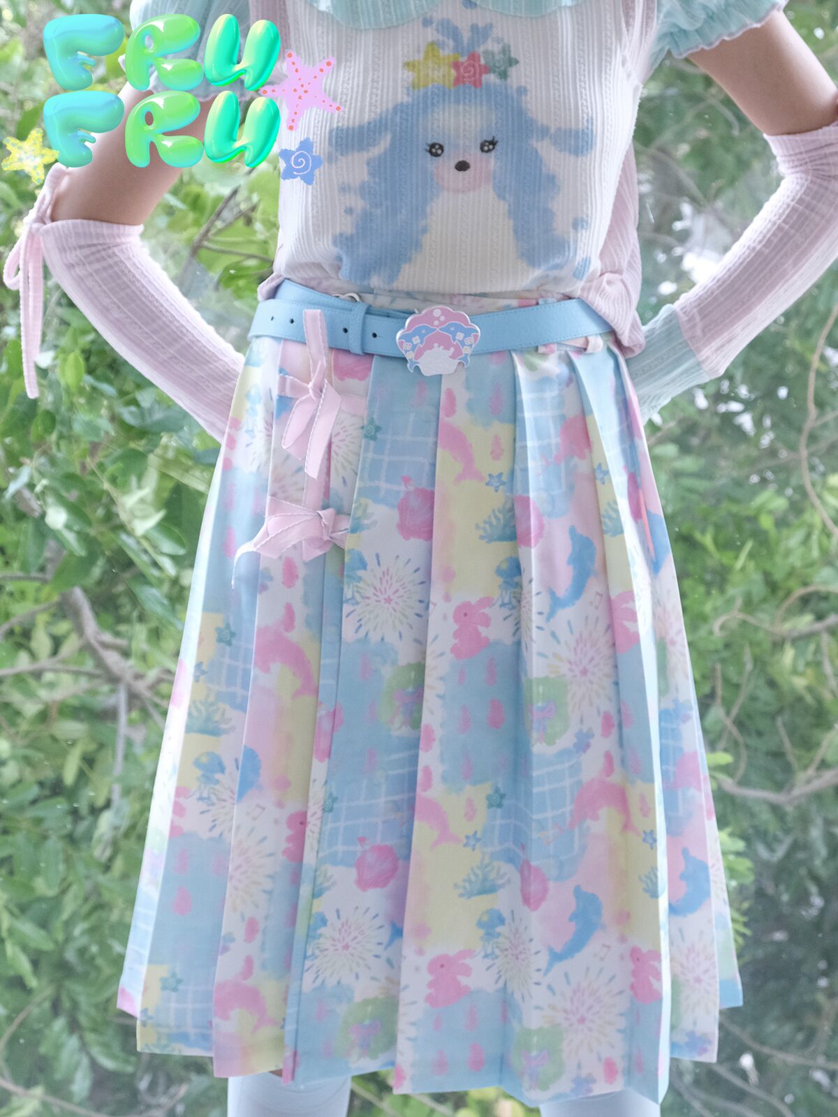 Shell Delphin niedlicher Cartoon Dekorationsgürtel