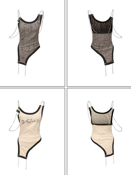 2ways Up And Down Sleeveless Top