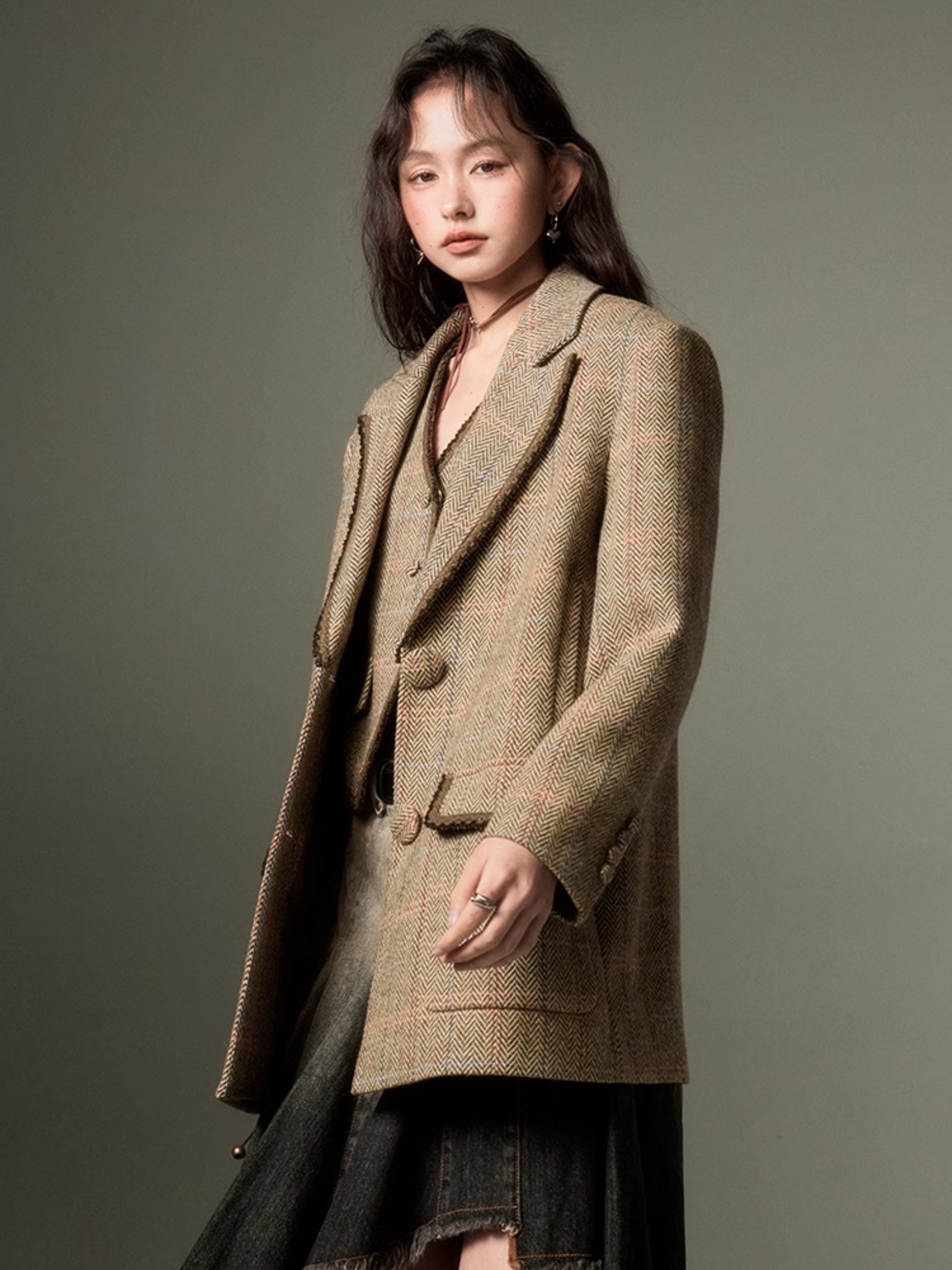 Classical Design Jacket & Vest Set-up