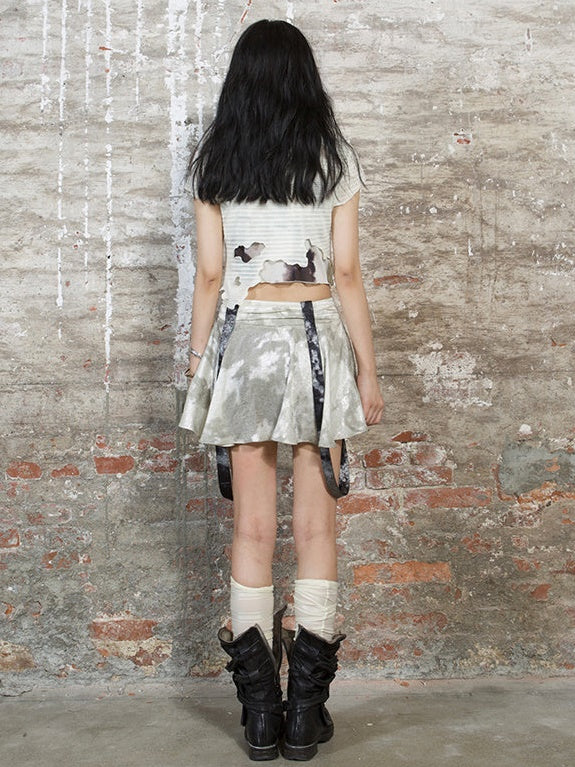 레이어드 반팔 투피스 티셔츠